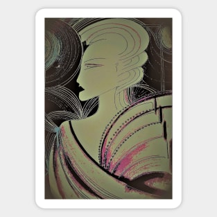 THE NIGHT OF ART DECO Sticker